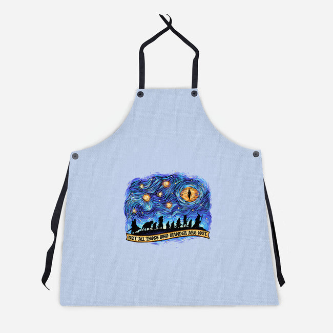 The Band Of Wanderers-Unisex-Kitchen-Apron-glitchygorilla