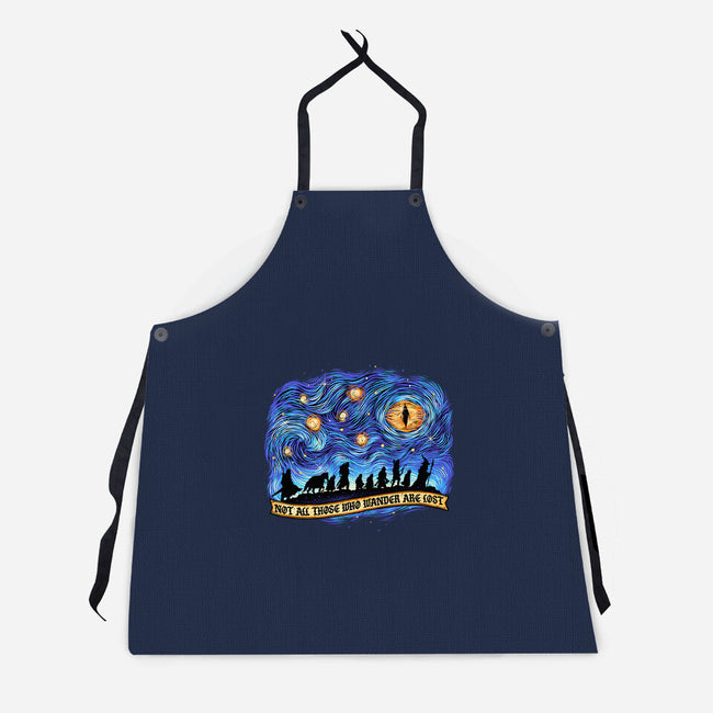 The Band Of Wanderers-Unisex-Kitchen-Apron-glitchygorilla