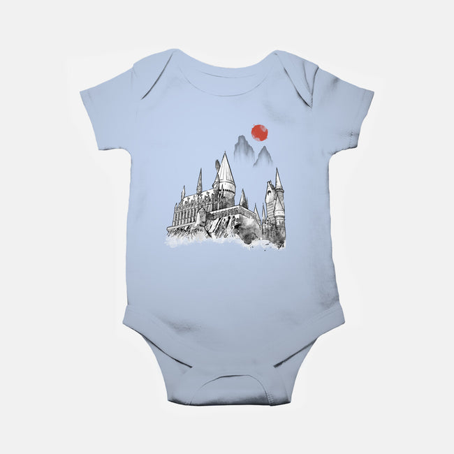 Wizard Home Sumi-e-Baby-Basic-Onesie-Astrobot Invention