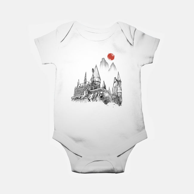 Wizard Home Sumi-e-Baby-Basic-Onesie-Astrobot Invention