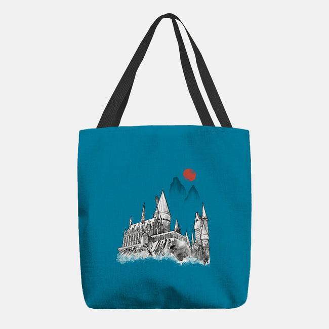 Wizard Home Sumi-e-None-Basic Tote-Bag-Astrobot Invention