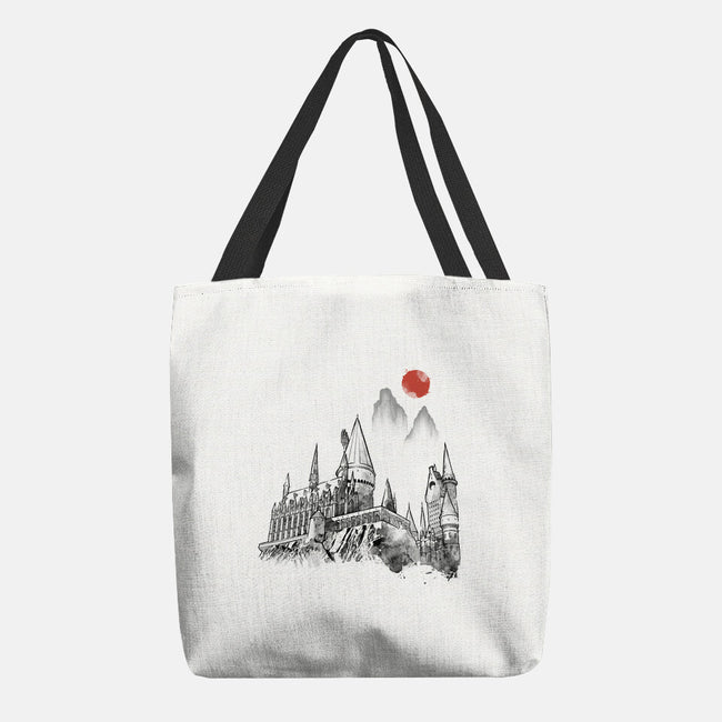 Wizard Home Sumi-e-None-Basic Tote-Bag-Astrobot Invention