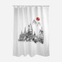 Wizard Home Sumi-e-None-Polyester-Shower Curtain-Astrobot Invention