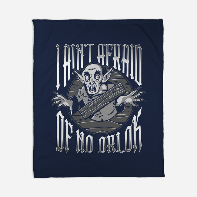 I Ain't Afraid Of No Orlok-None-Fleece-Blanket-demonigote