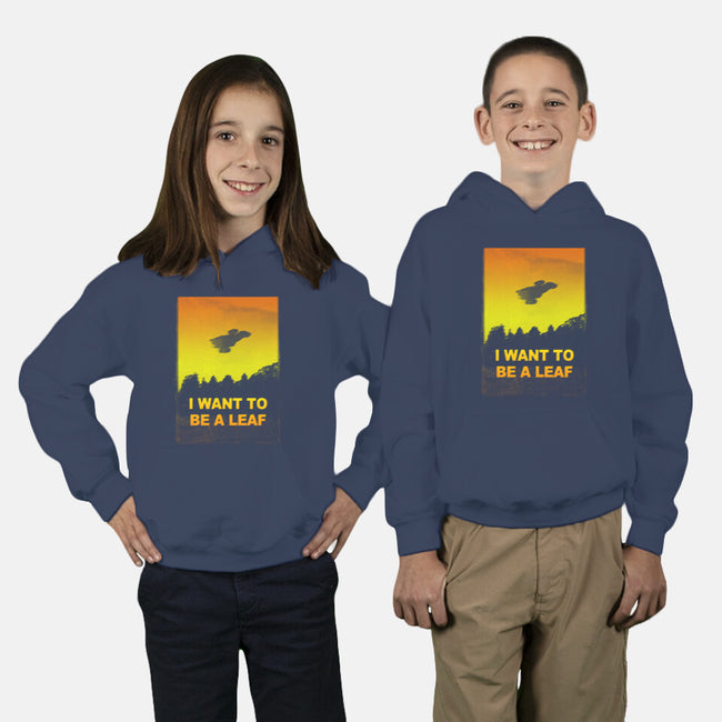 I Want To Be A Leaf-Youth-Pullover-Sweatshirt-kharmazero