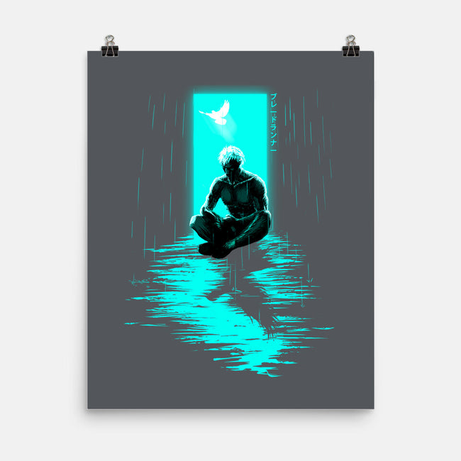 Chasing Shadows In The Rain-None-Matte-Poster-Ionfox