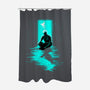 Chasing Shadows In The Rain-None-Polyester-Shower Curtain-Ionfox