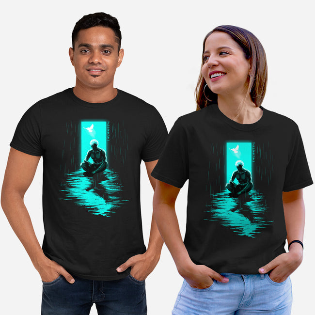 Chasing Shadows In The Rain-Unisex-Basic-Tee-Ionfox