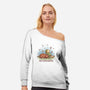 Legendary Bear-Womens-Off Shoulder-Sweatshirt-retrodivision