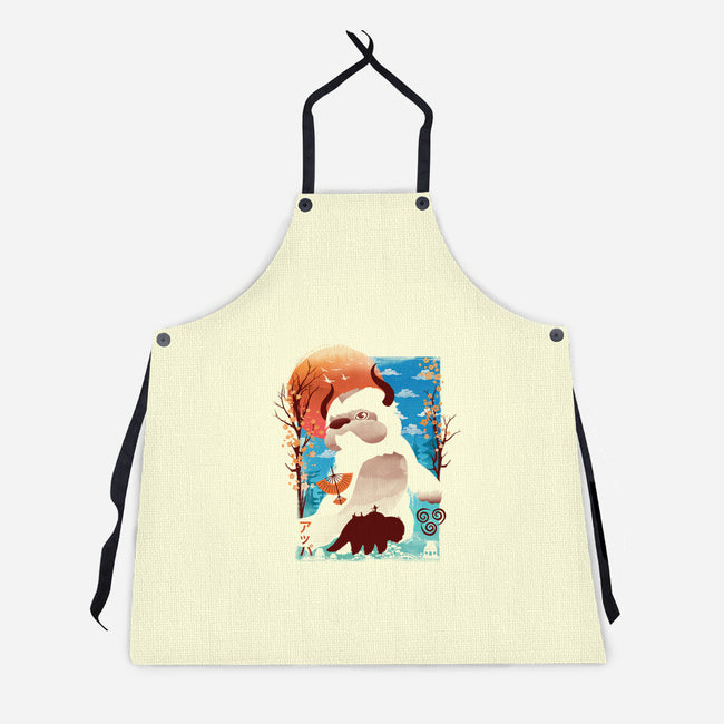 Loyal Sky Bison-Unisex-Kitchen-Apron-dandingeroz