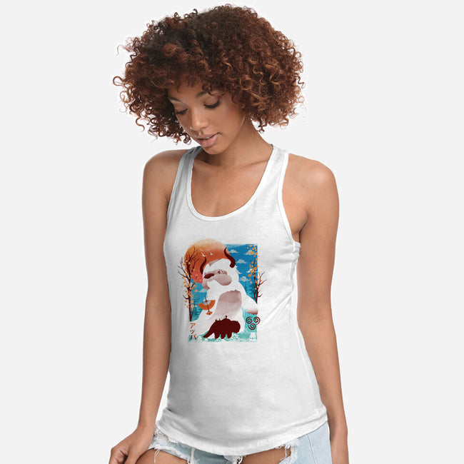 Loyal Sky Bison-Womens-Racerback-Tank-dandingeroz