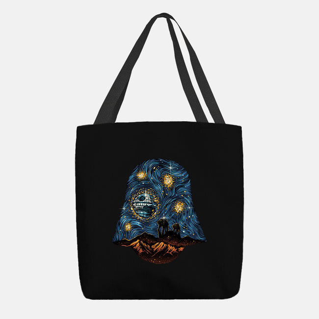 Starry Empire Night-None-Basic Tote-Bag-glitchygorilla