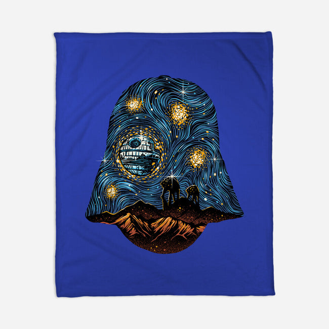 Starry Empire Night-None-Fleece-Blanket-glitchygorilla