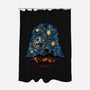 Starry Empire Night-None-Polyester-Shower Curtain-glitchygorilla