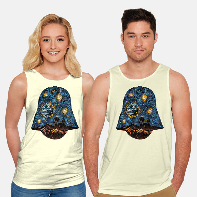 Starry Empire Night-Unisex-Basic-Tank-glitchygorilla