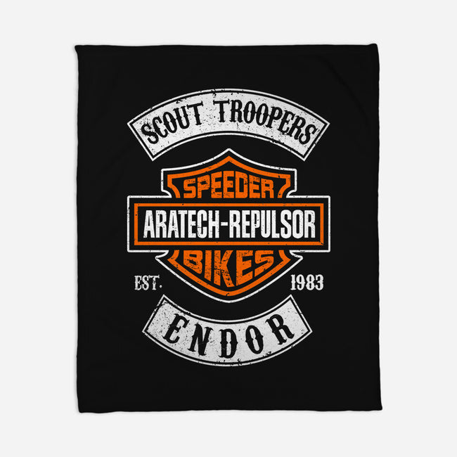 Speeder Bike Club-None-Fleece-Blanket-DrMonekers