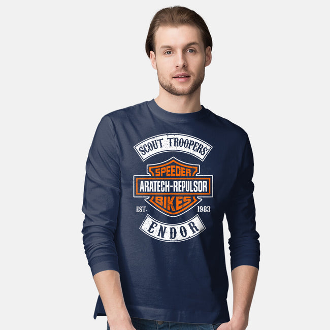 Speeder Bike Club-Mens-Long Sleeved-Tee-DrMonekers