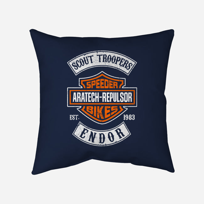 Speeder Bike Club-None-Removable Cover w Insert-Throw Pillow-DrMonekers