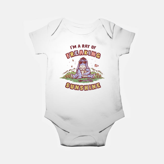 A Ray Of Freaking Sunshine-Baby-Basic-Onesie-kg07