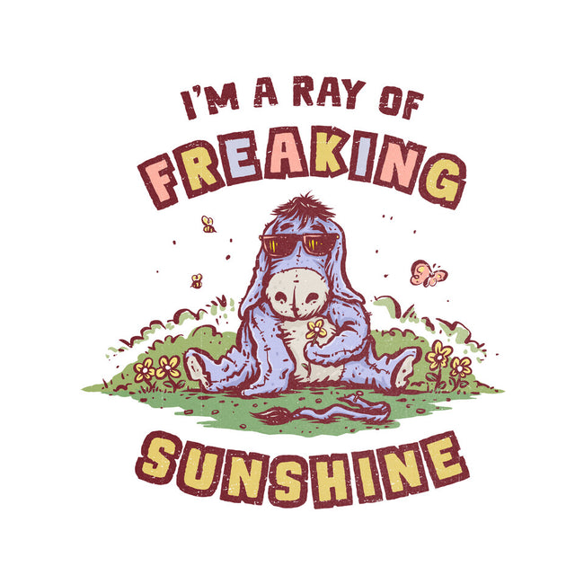 A Ray Of Freaking Sunshine-Womens-Off Shoulder-Sweatshirt-kg07