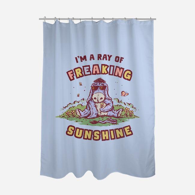 A Ray Of Freaking Sunshine-None-Polyester-Shower Curtain-kg07