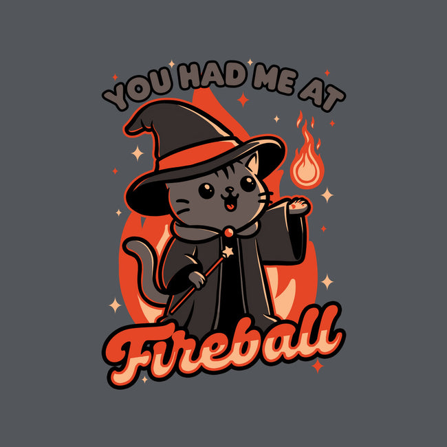 Magical Fireball Cat-Womens-Fitted-Tee-Studio Mootant