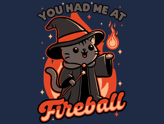 Magical Fireball Cat