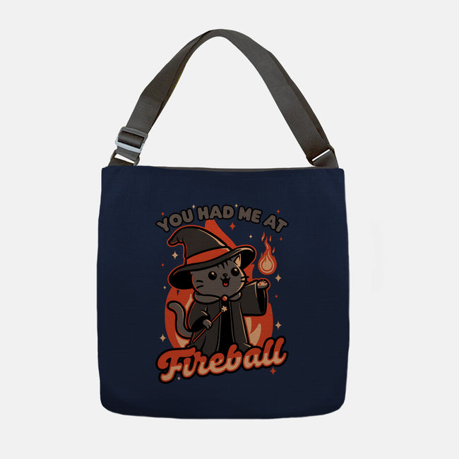 Magical Fireball Cat-None-Adjustable Tote-Bag-Studio Mootant