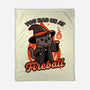 Magical Fireball Cat-None-Fleece-Blanket-Studio Mootant