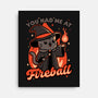 Magical Fireball Cat-None-Stretched-Canvas-Studio Mootant