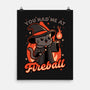 Magical Fireball Cat-None-Matte-Poster-Studio Mootant