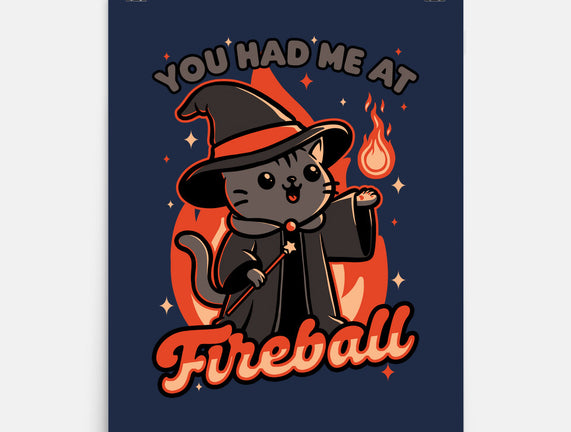 Magical Fireball Cat