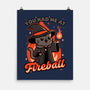 Magical Fireball Cat-None-Matte-Poster-Studio Mootant