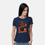 Magical Fireball Cat-Womens-Basic-Tee-Studio Mootant