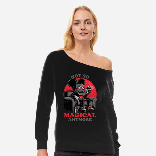 Not A Magical Rat-Womens-Off Shoulder-Sweatshirt-Studio Mootant