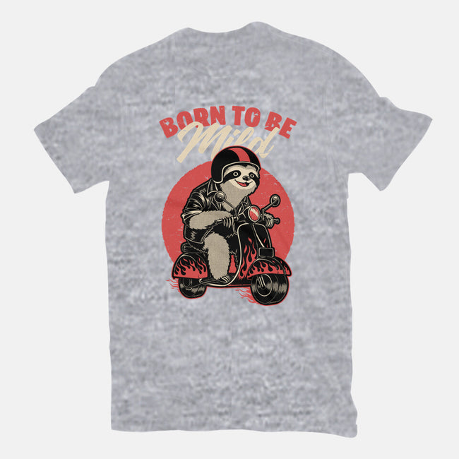 Radical Sloth Biker-Womens-Fitted-Tee-Studio Mootant