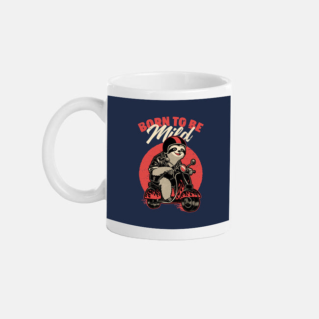 Radical Sloth Biker-None-Mug-Drinkware-Studio Mootant