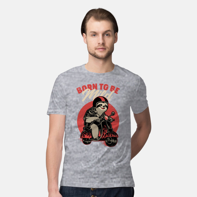 Radical Sloth Biker-Mens-Premium-Tee-Studio Mootant