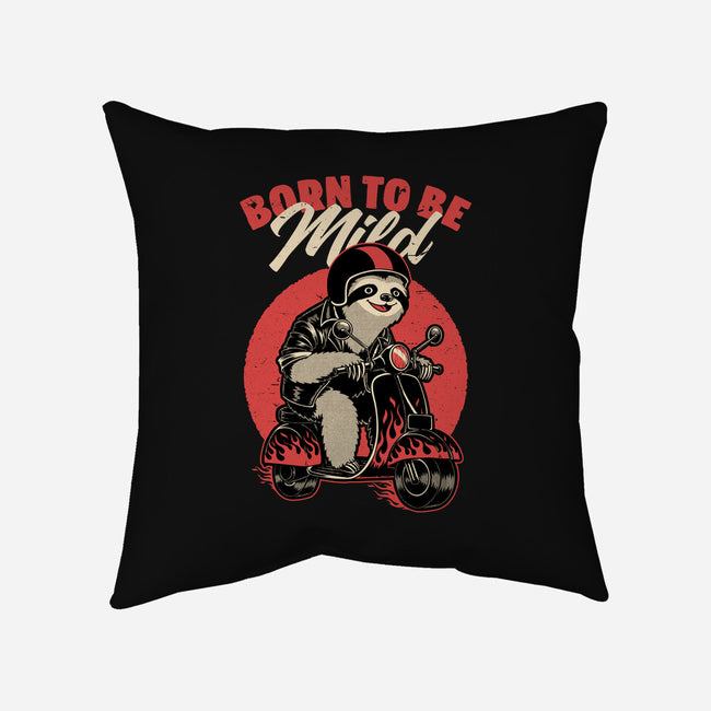 Radical Sloth Biker-None-Removable Cover w Insert-Throw Pillow-Studio Mootant