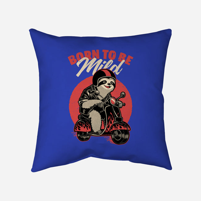 Radical Sloth Biker-None-Removable Cover w Insert-Throw Pillow-Studio Mootant