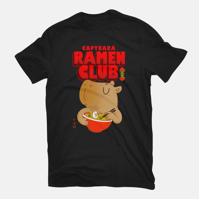 Capybara Ramen Club-Unisex-Basic-Tee-Tri haryadi