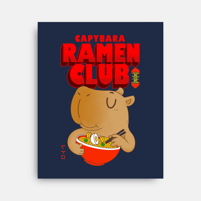 Capybara Ramen Club-None-Stretched-Canvas-Tri haryadi