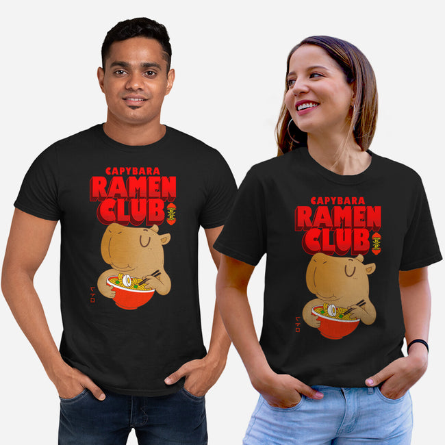 Capybara Ramen Club-Unisex-Basic-Tee-Tri haryadi