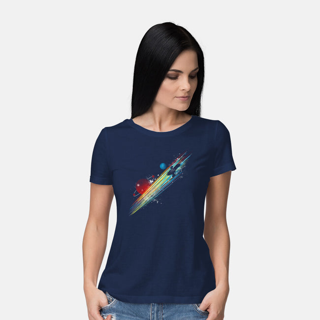 To Serenity Valley-Womens-Basic-Tee-kharmazero