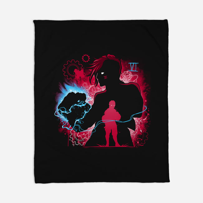 Strong Girl-None-Fleece-Blanket-Vallina84