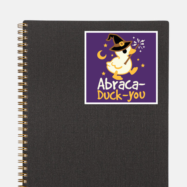 Abraca-duck-you-None-Glossy-Sticker-NemiMakeit