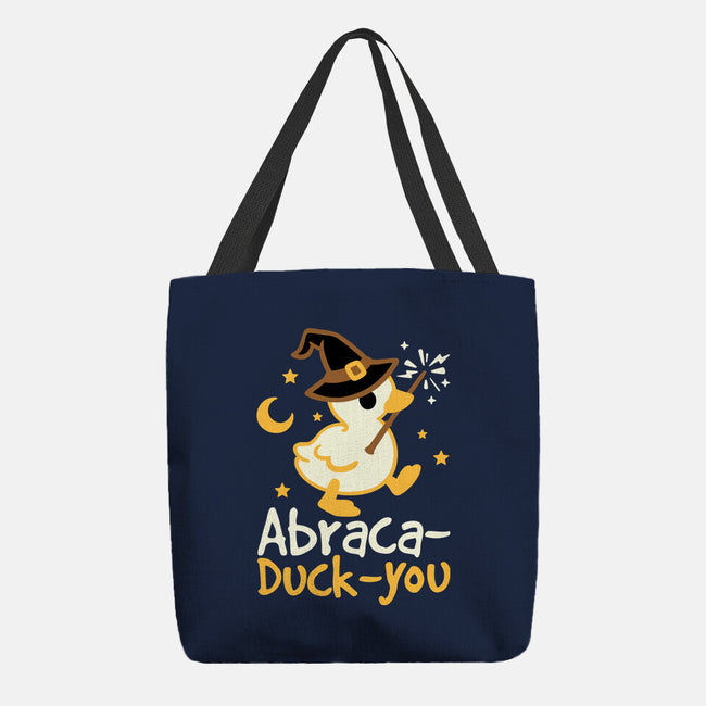 Abraca-duck-you-None-Basic Tote-Bag-NemiMakeit