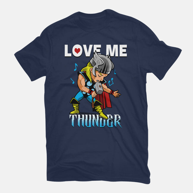 Love Me Thunder-Unisex-Basic-Tee-Boggs Nicolas