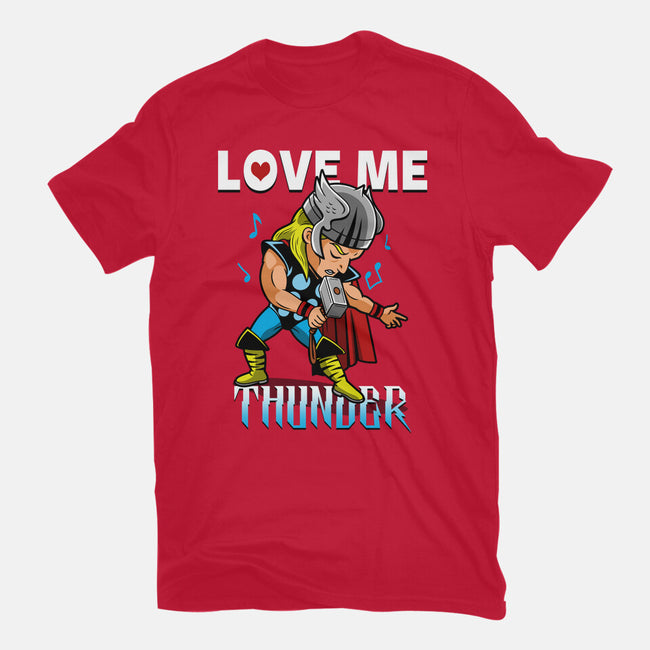 Love Me Thunder-Mens-Basic-Tee-Boggs Nicolas