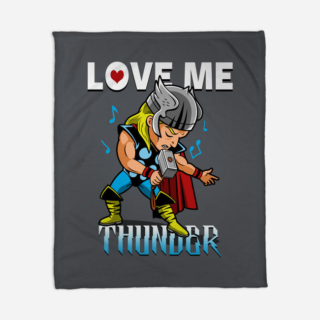 Love Me Thunder-None-Fleece-Blanket-Boggs Nicolas